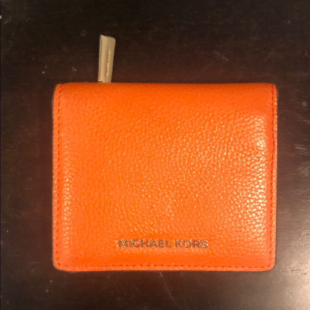 Michael Kors Orange Wallet